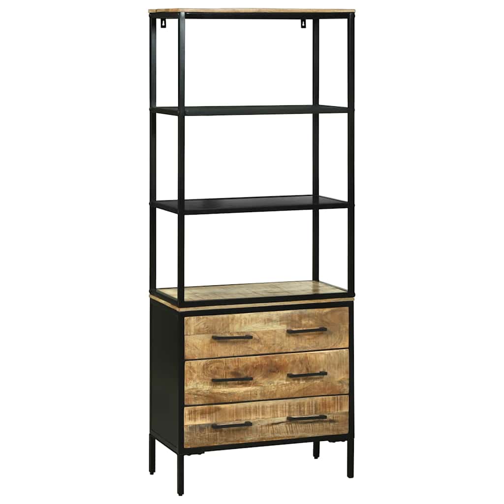 Credenza Marrone 70 x 35 x 180 cm Legno massello di mango - homemem39