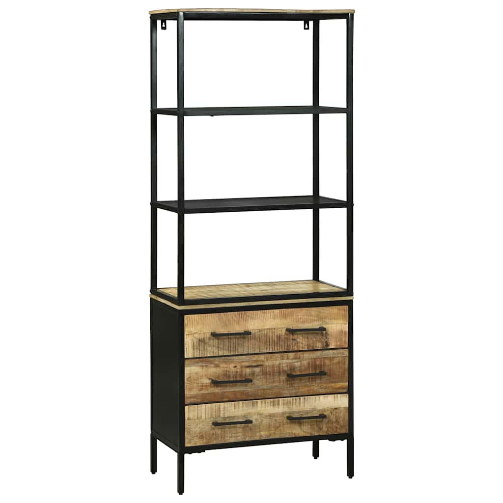 Credenza Marrone 70 x 35 x 180 cm Legno massello di mango - homemem39