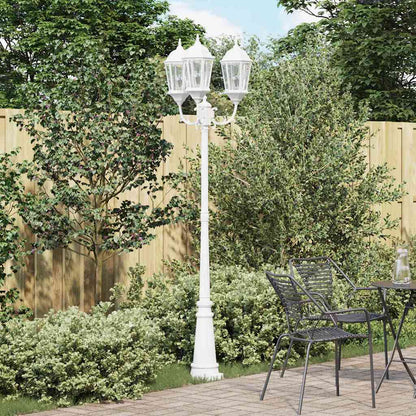 Luce da Giardino Bianco 235 cm Alluminio