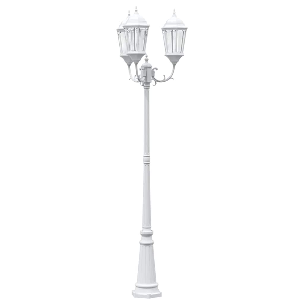 Luce da Giardino Bianco 235 cm Alluminio