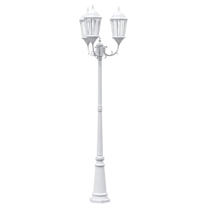 Luce da Giardino Bianco 235 cm Alluminio