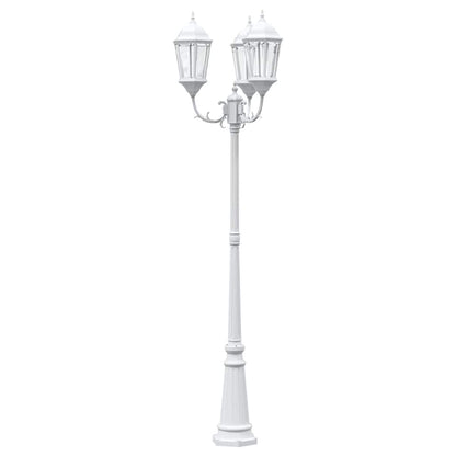 Luce da Giardino Bianco 235 cm Alluminio