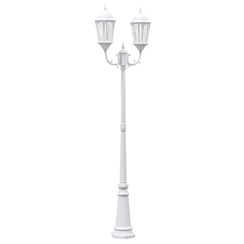 Luce da Giardino Bianco 235 cm Alluminio