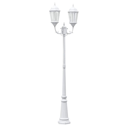 Luce da Giardino Bianco 235 cm Alluminio