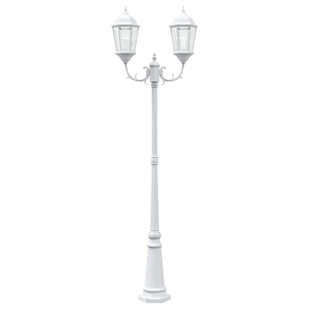 Luce da Giardino Bianco 235 cm Alluminio