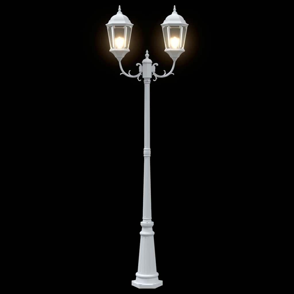 Luce da Giardino Bianco 235 cm Alluminio