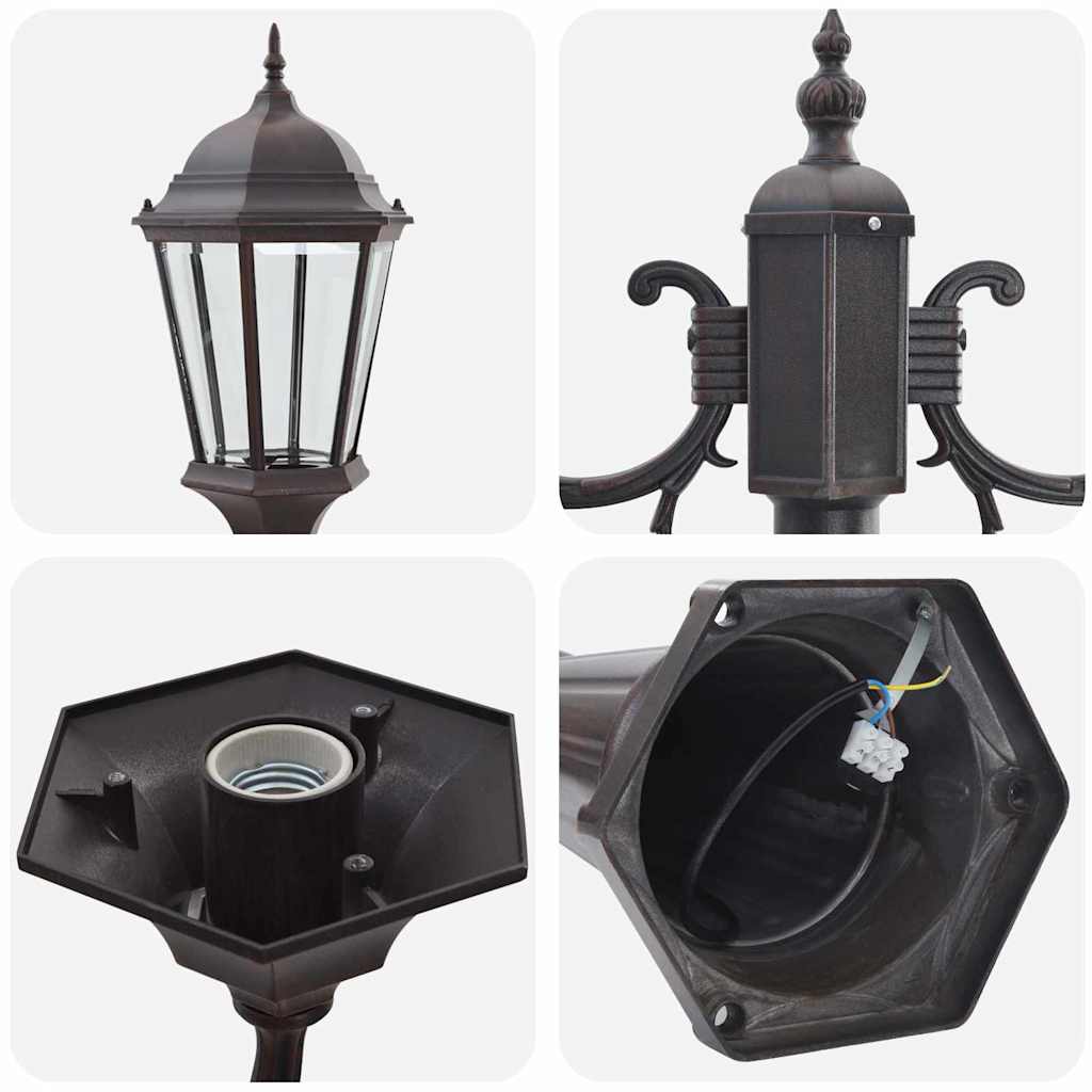 Luce da Giardino Bronzo 235 cm Alluminio