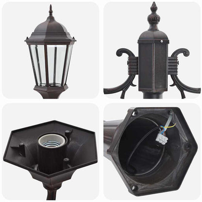 Luce da Giardino Bronzo 235 cm Alluminio