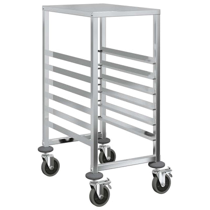 Carrello Portateglie con 6 GN Contenitori 39x55x87 cm - homemem39