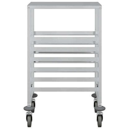 Carrello Portateglie con 6 GN Contenitori 39x55x87 cm - homemem39