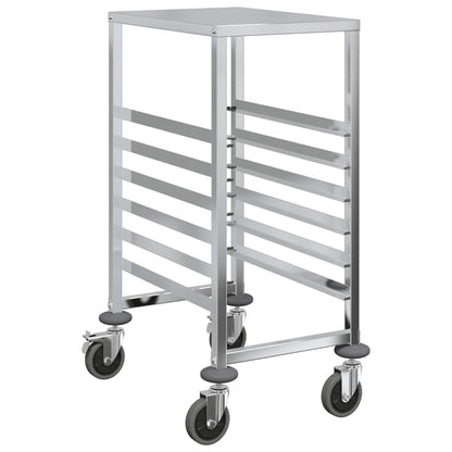 Carrello Portateglie con 6 GN Contenitori 39x55x87 cm - homemem39