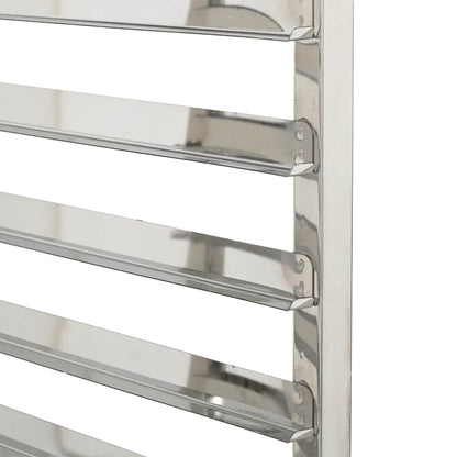 Carrello Portateglie con 6 GN Contenitori 39x55x87 cm - homemem39