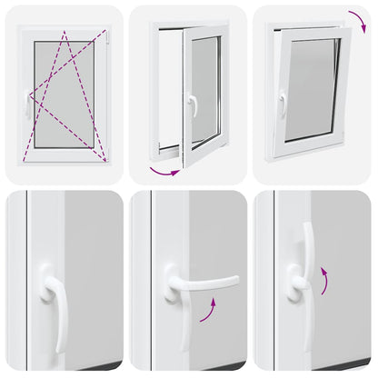 Finestra per Seminterrato RISOR 60x90cm Anta Ribalta DIN Destra