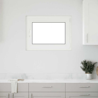 Finestra da cantina "RISOR" 80x70 cm anta ribalta DIN destra bianca - homemem39