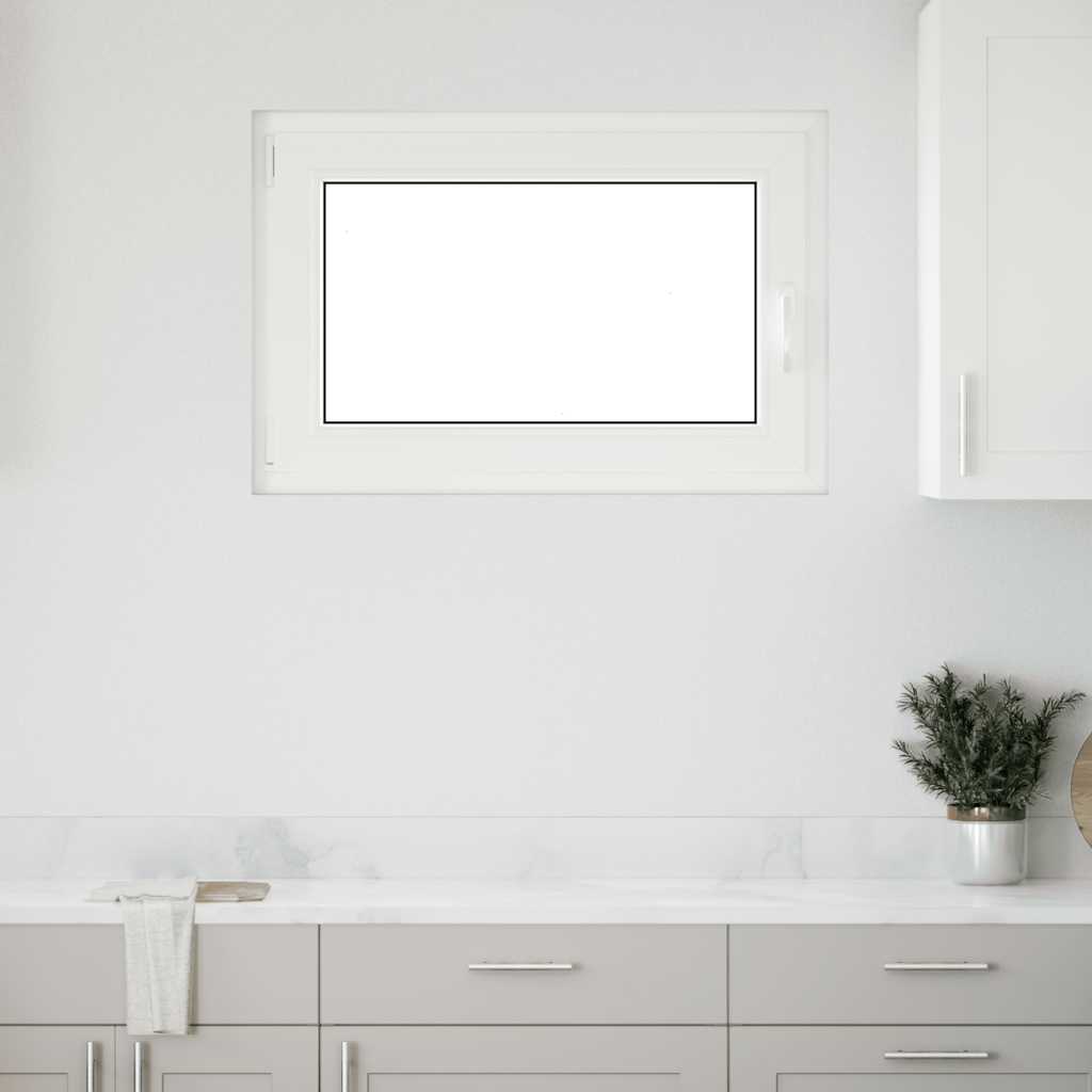 Finestra da cantina "RISOR" 90x50 cm anta ribalta DIN sinistra bianca - homemem39