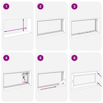 Finestra da cantina "RISOR" 100x60 cm anta ribalta DIN destra bianca