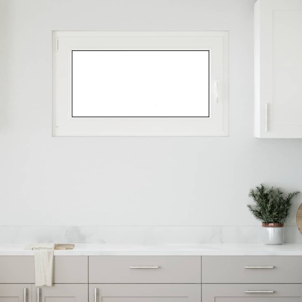 Finestra da cantina "RISOR" 100x70 cm anta ribalta DIN sinistra bianca - homemem39