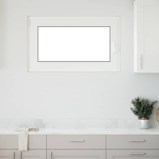 Finestra da cantina "RISOR" 100x70 cm anta ribalta DIN sinistra bianca - homemem39