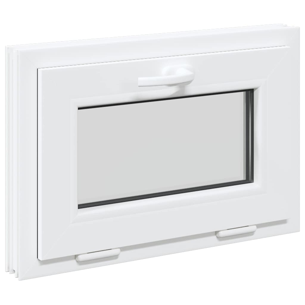 Finestra Seminterrato RISOR 60x40 cm Tilt 2 Vetri Bianco