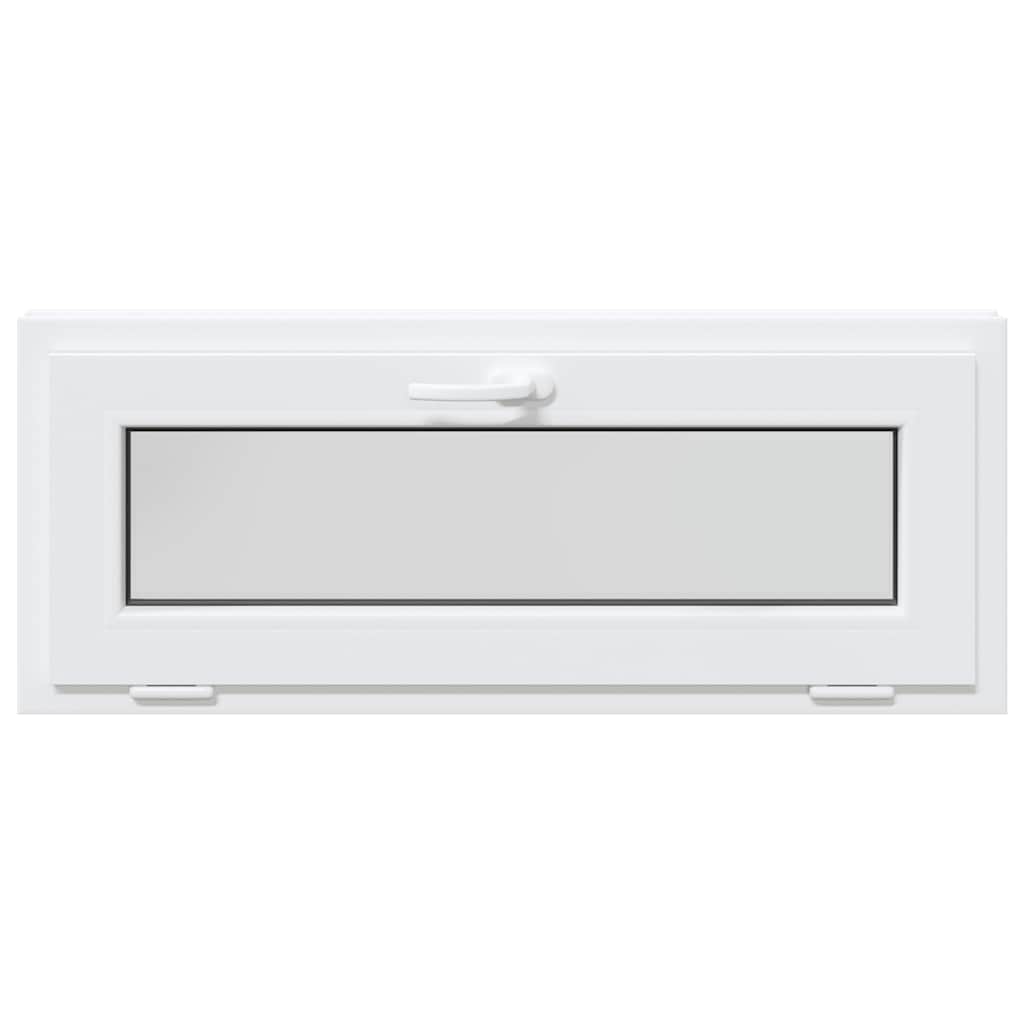 Finestra Seminterrato RISOR 100x40 cm Tilt 2 Vetri Bianco