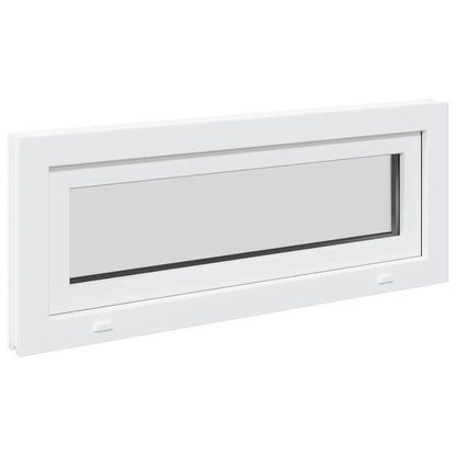 Finestra Seminterrato RISOR 110x40 cm Tilt 2 Vetri Bianco