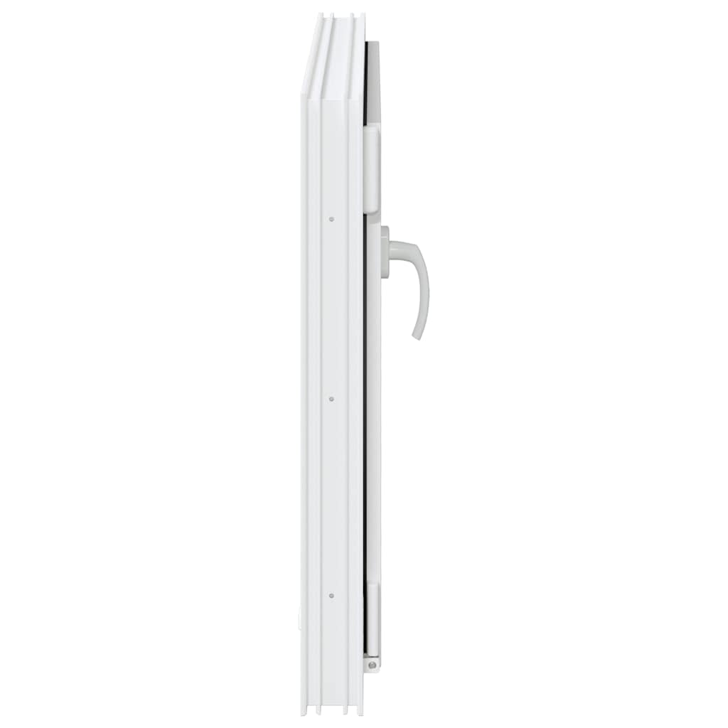 Finestra per cantina "RISOR" 80x60 cm anta ribalta DIN sinistra bianca