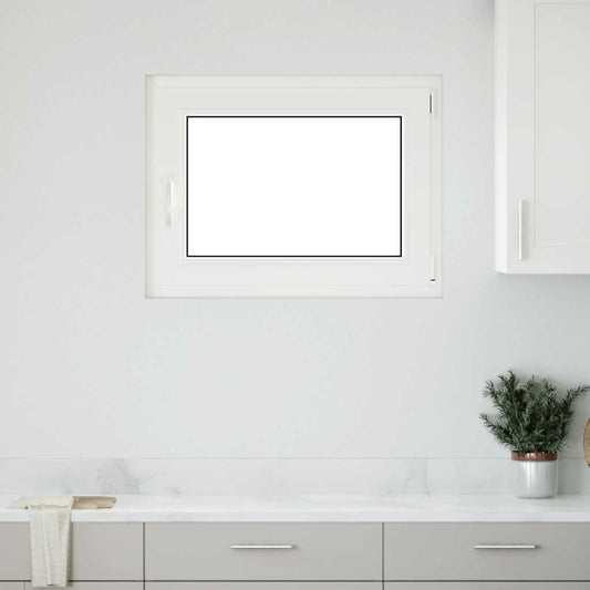 Finestra da cantina "RISOR" 80x70 cm anta ribalta DIN destra bianca - homemem39