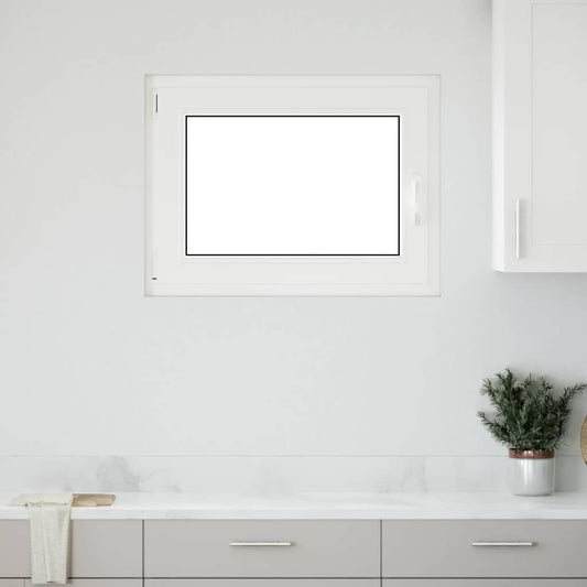 Finestra da cantina "RISOR" 80x70 cm anta ribalta DIN sinistra bianca