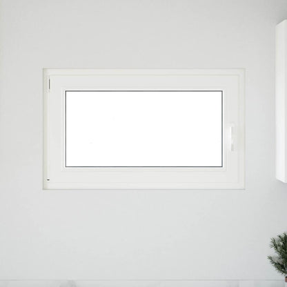 Finestra da cantina "RISOR" 100x50 cm anta ribalta DIN sinistra bianca - homemem39