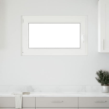 Finestra da cantina "RISOR" 100x50 cm anta ribalta DIN sinistra bianca - homemem39