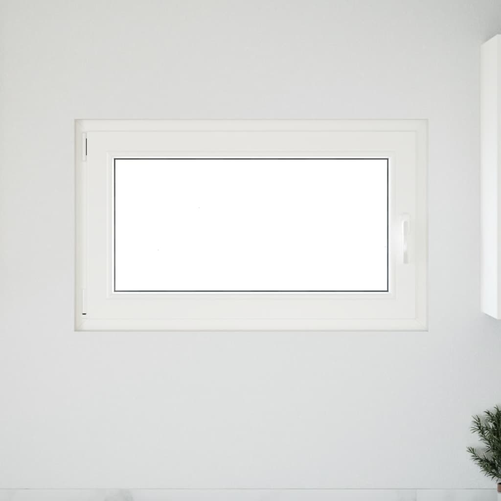Finestra da cantina "RISOR" 100x70 cm anta ribalta DIN sinistra bianca - homemem39