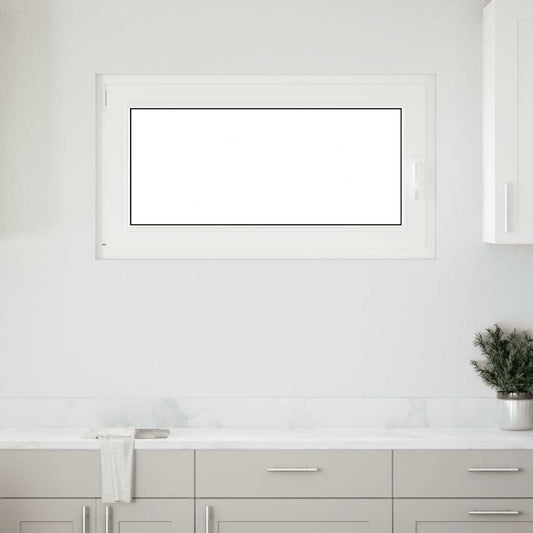 Finestra da cantina "RISOR" 110x70 cm anta ribalta DIN sinistra bianca