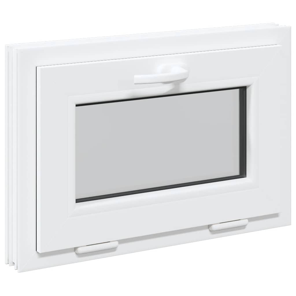 Finestra Seminterrato RISOR 60x40 cm Tilt 3 Vetri Bianco