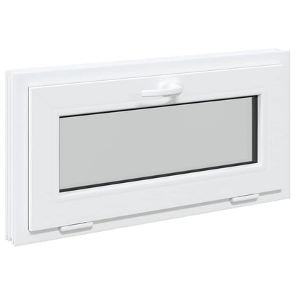 Finestra Seminterrato RISOR 80x40 cm Tilt 3 Vetri Bianco