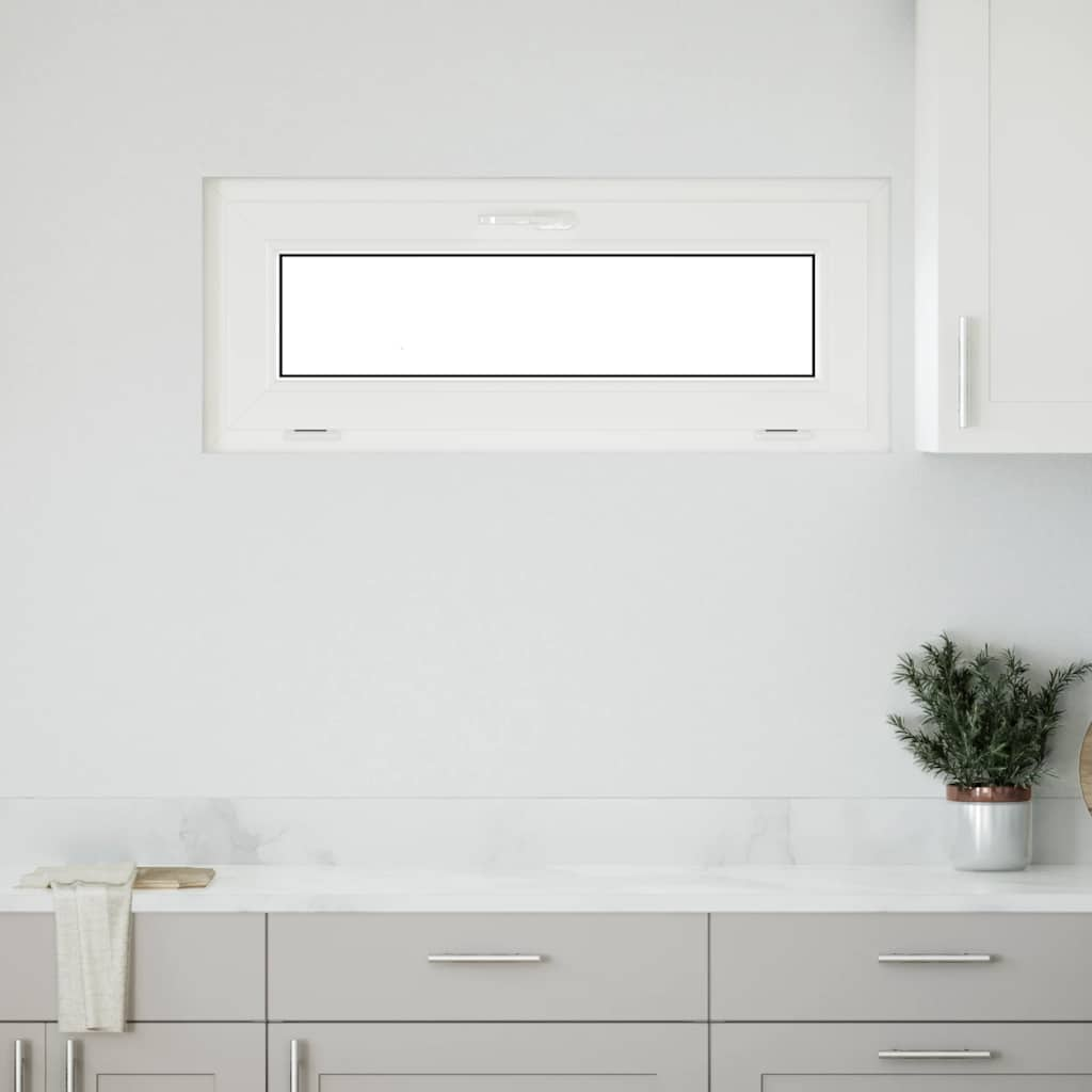 Finestra Seminterrato RISOR 110x40 cm Tilt 3 Vetri Bianco