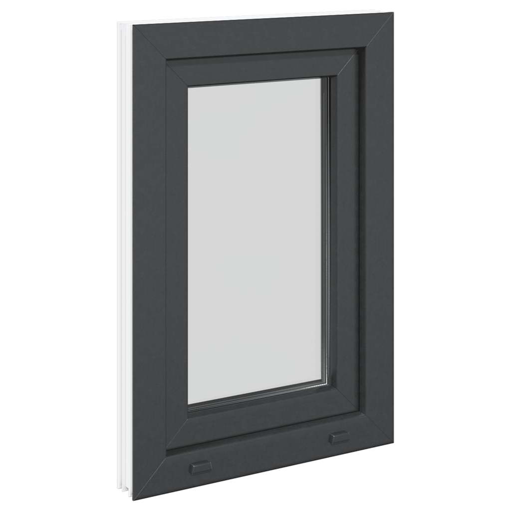 Finestra da cantina "RISOR" 50x75 cm anta-ribalta DIN sinistra antracite