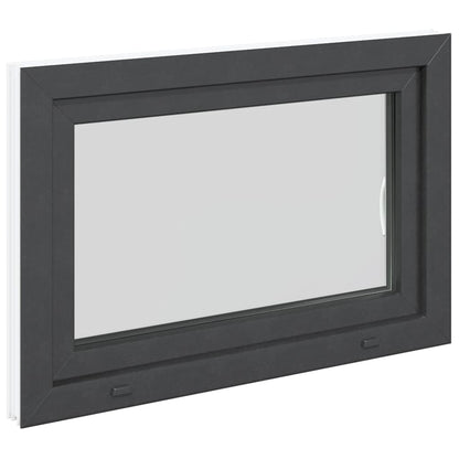 Finestra da cantina "RISOR" 90x50 cm anta-ribalta DIN destra antracite - homemem39