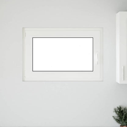 Finestra da cantina "RISOR" 90x50 cm anta-ribalta DIN sinistra antracite - homemem39