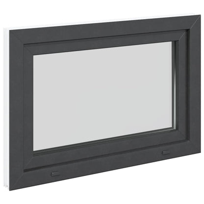 Finestra da cantina "RISOR" 90x50 cm anta-ribalta DIN sinistra antracite - homemem39