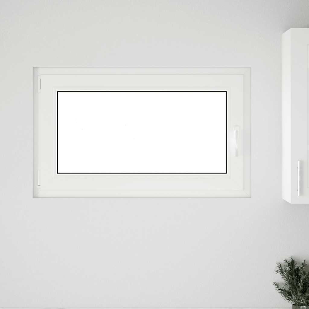 Finestra da cantina "RISOR" 100x70 cm anta-ribalta DIN sinistra antracite - homemem39