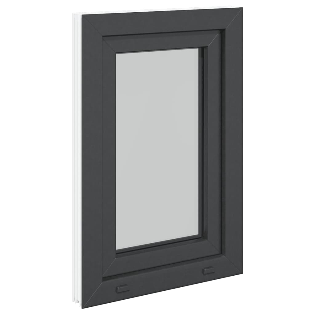 Finestra da cantina "RISOR" 50x75 cm anta-ribalta DIN sinistra antracite