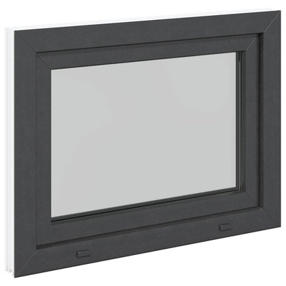 Finestra da cantina "RISOR" 80x50 cm anta-ribalta DIN sinistra antracite - homemem39