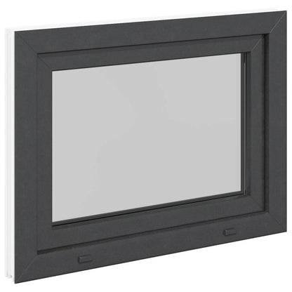 Finestra da cantina "RISOR" 80x60 cm anta-ribalta DIN sinistra antracite - homemem39