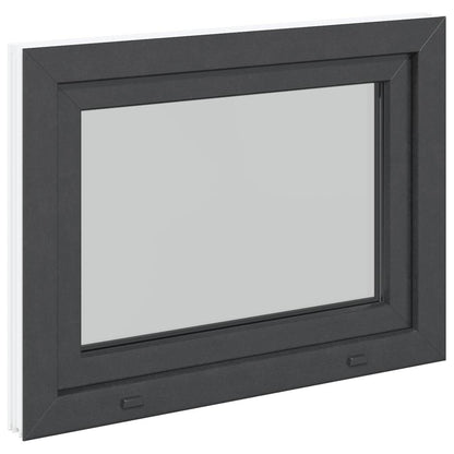 Finestra da cantina "RISOR" 80x70 cm anta-ribalta DIN destra antracite - homemem39