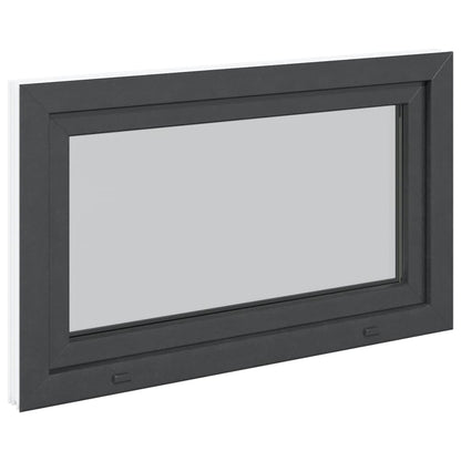 Finestra da cantina "RISOR" 100x70 cm anta-ribalta DIN sinistra antracite - homemem39