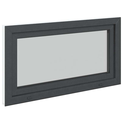 Finestra da cantina "RISOR" 110x50 cm anta-ribalta DIN sinistra antracite - homemem39