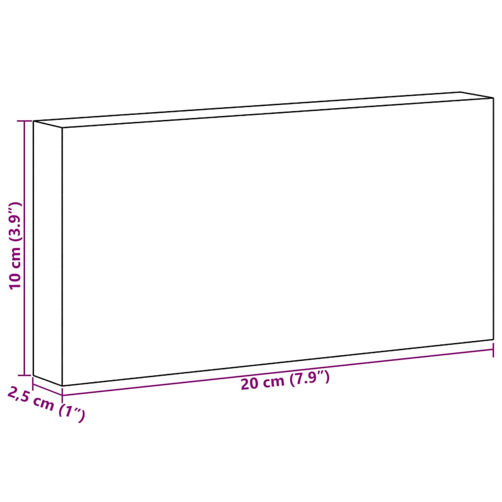 Pietre di Sale 10 pcs Rosa 20 x 2.5 x 10 cm Sale Rock