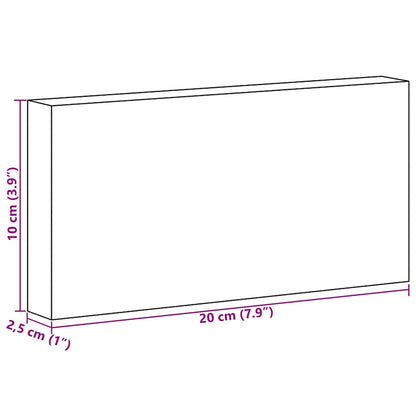 Pietre di Sale 10 pcs Rosa 20 x 2.5 x 10 cm Sale Rock