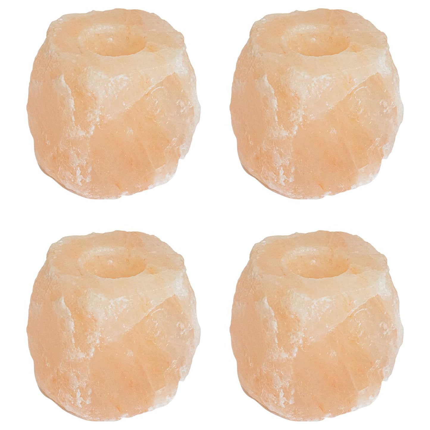 Portacandele in pietra di sale Rosa Sale Rock | homemem39