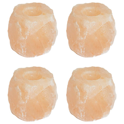 Portacandele in pietra di sale Rosa Sale Rock | homemem39